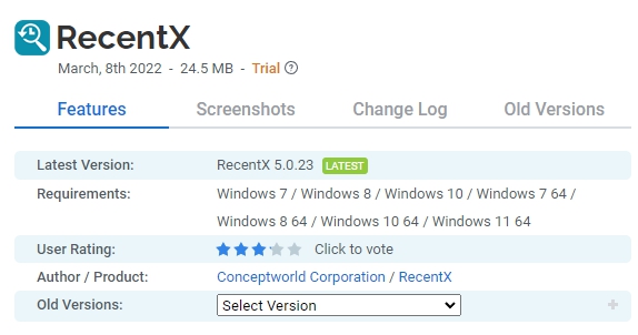 RecentX