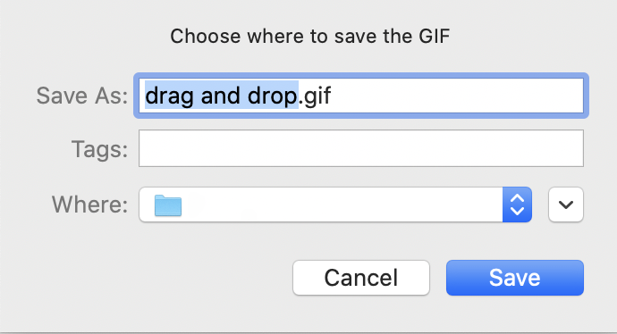 save as