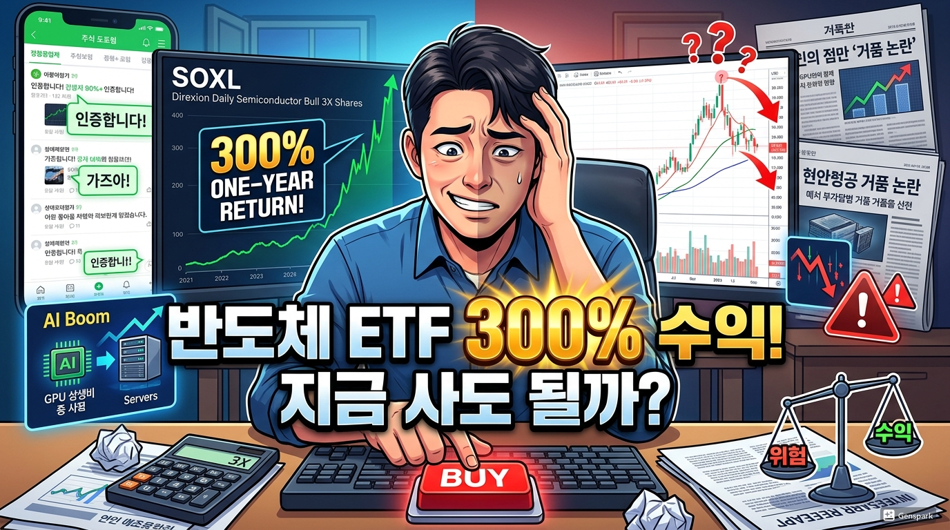 반도체 ETF, 1년 수익률 300%&hellip;지금 투자해도 될까?