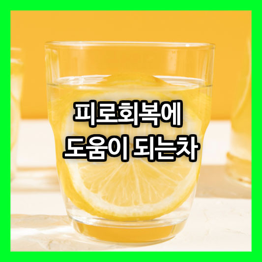 피로회복에 도움이 되는차