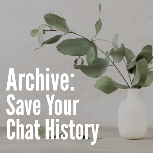 chatgpt history, archive.