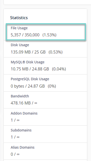 패스트코멧 Inode 제한 (최대 파일 개수 제한)