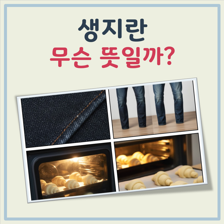 생지 뜻 정리 대표 이미지