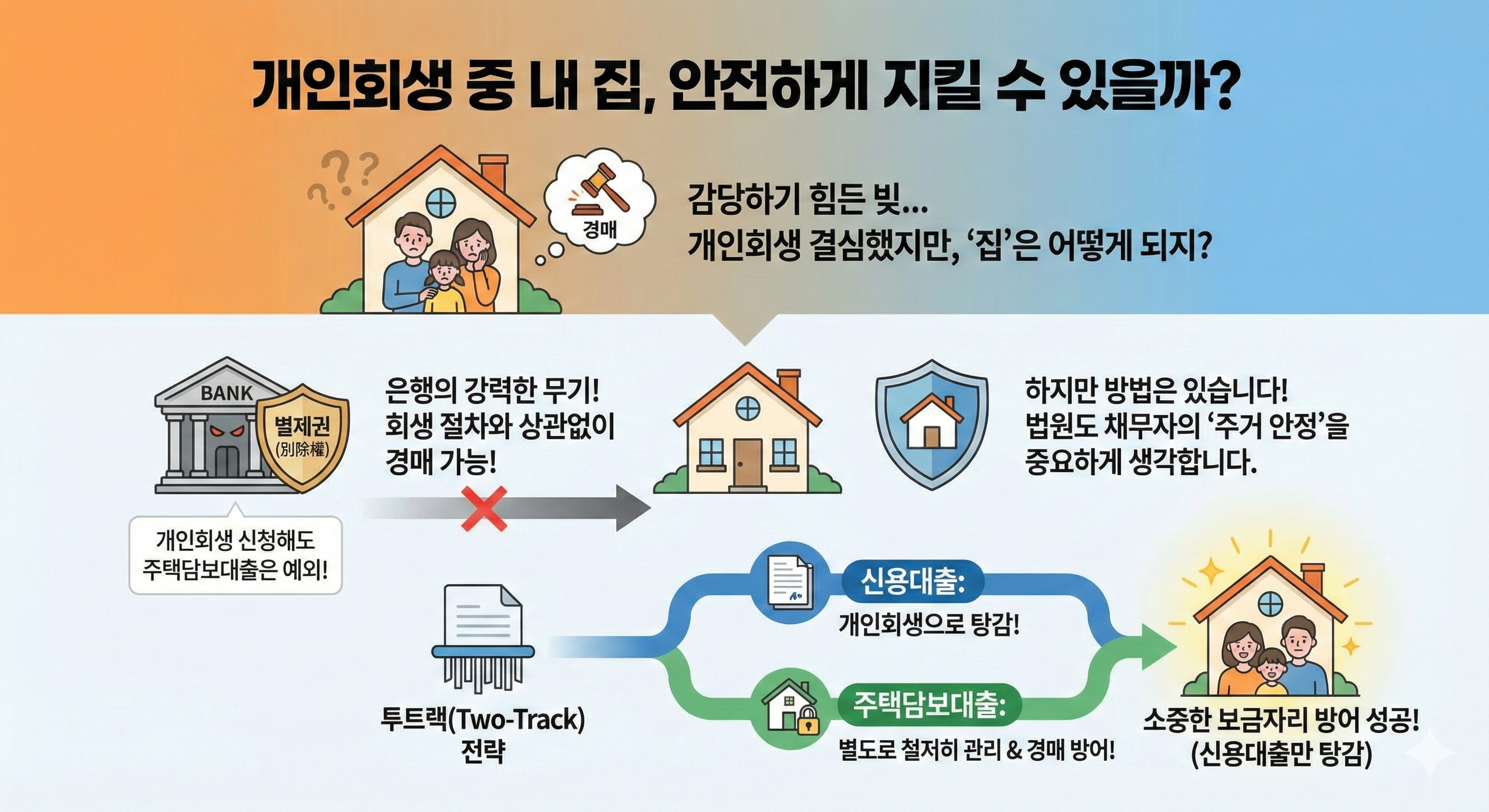 개인회생을 해도 내 집은 지킬 수 있을까?