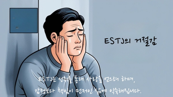 ESTJ는 성취를 통해 사랑을 얻으려 하며, 감정보다 책임이 먼저인 삶에 익숙해집니다에 관한 그림