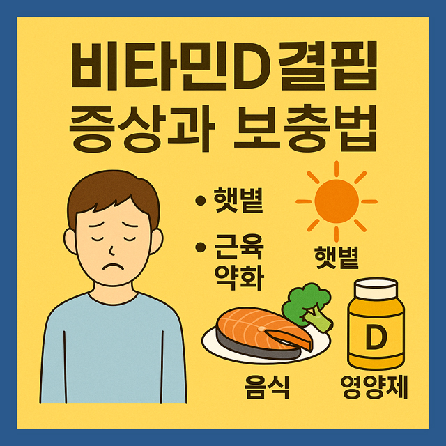 비타민D 결핍 증상과 보충법