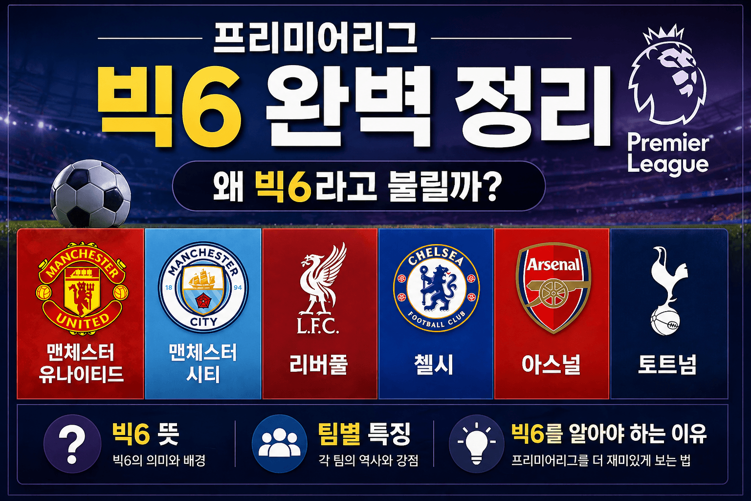 빅6 완벽정리