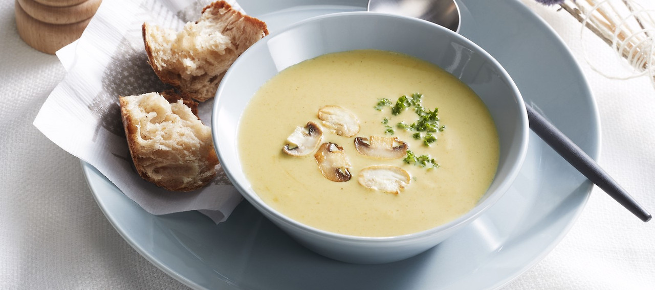 버섯 크림수프