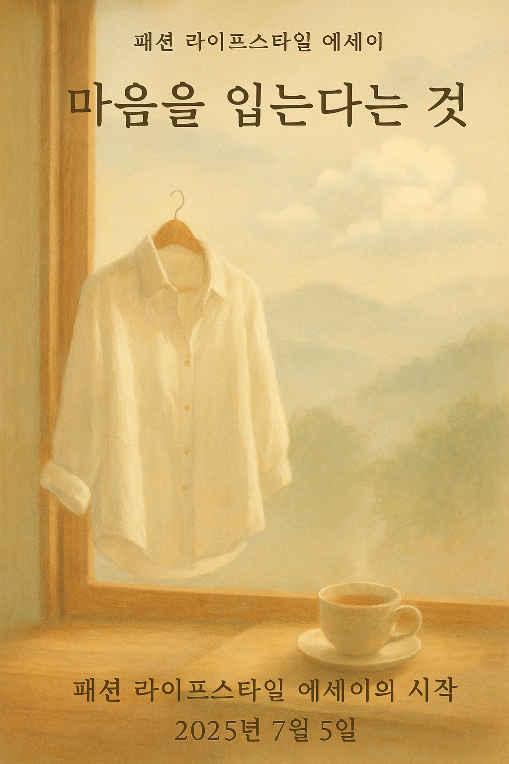 옷이라는 매개체를 통해 자신을 표현하고, 마음을 스케치하며, 감성을 색상으로 물들이는 창조적 과정에 대한 이야기를 시작합니다.