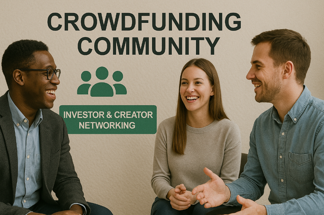 크라우드펀딩 커뮤니티 구축으로 투자자와 창업가 네트워킹 수익