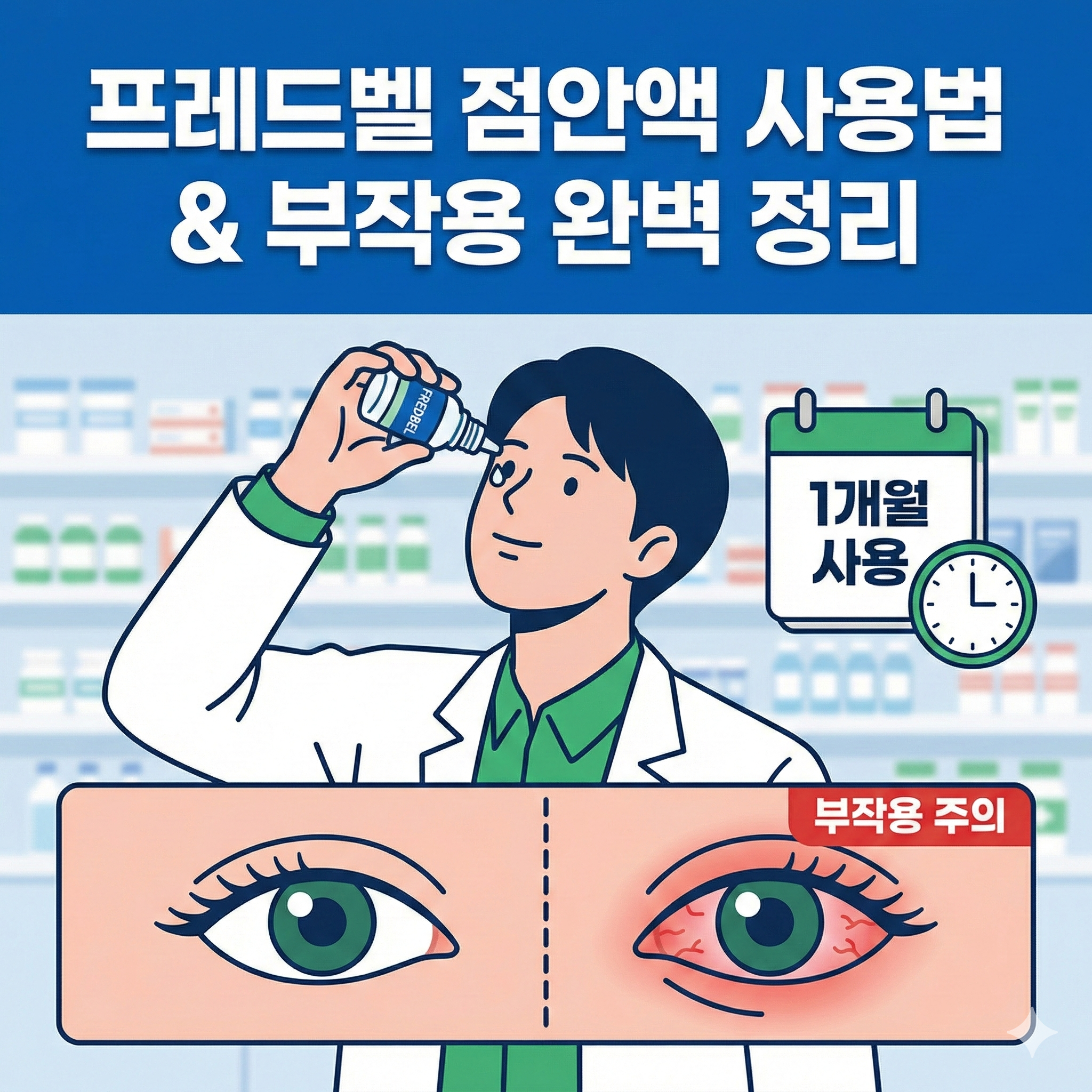 프레드벨 점안액 사용법과 효능: 부작용 예방을 위한 필독 가이드