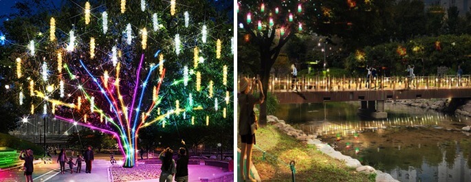 부산 온천천 빛 축제