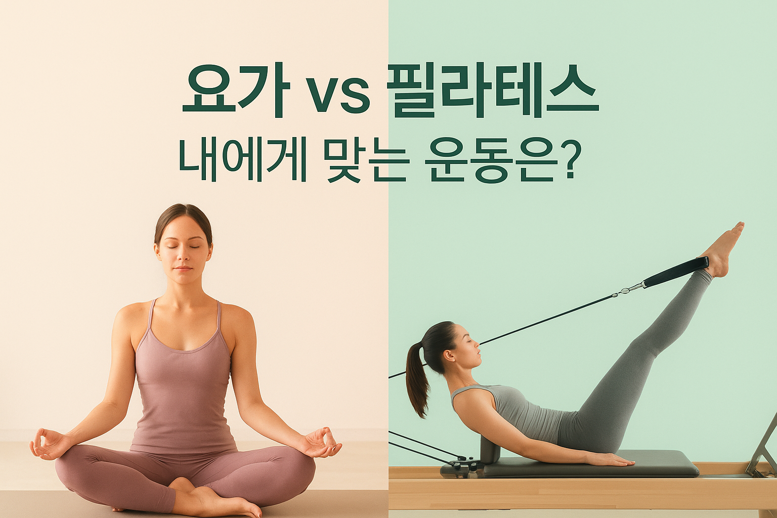 요가 vs 필라테스, 나에게 맞는 운동은? 관련 사진
