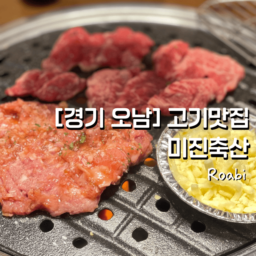 [경기 남양주 오남] 🍖 고기덕후가 반한 ‘미진축산 오남점’ 찐후기