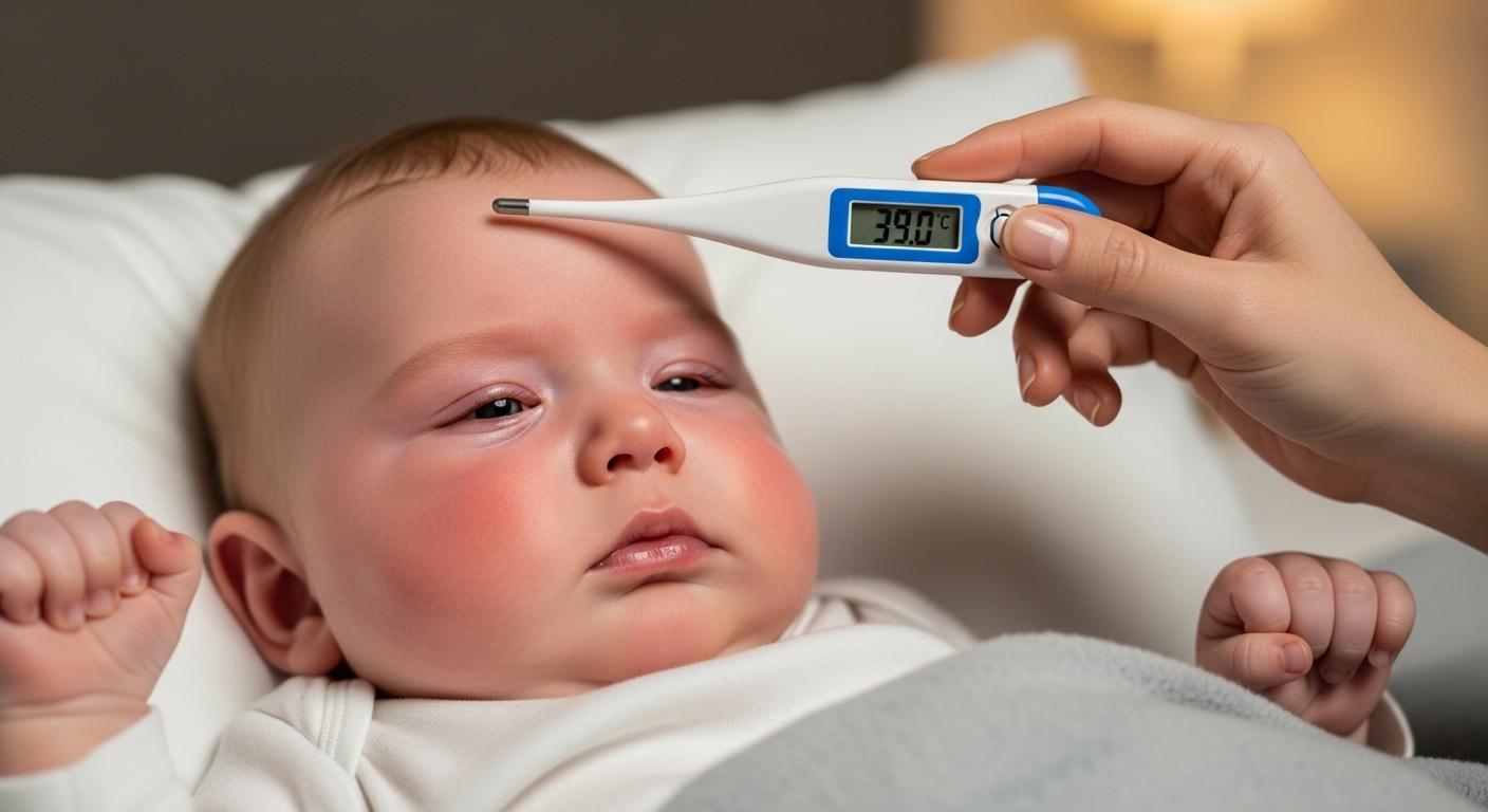 아기 열 39도 독감