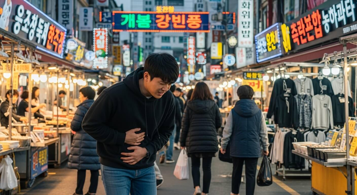 왼쪽 갈비뼈 아래 통증