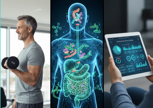 근력운동, 마이크로바이옴으로 호르몬 균형