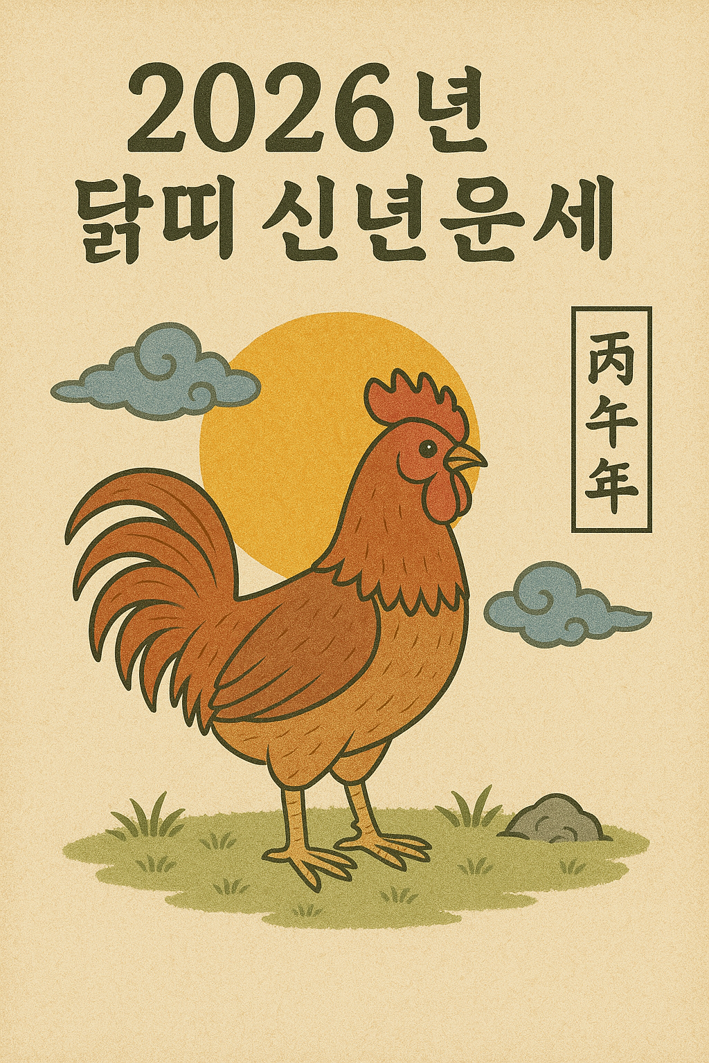 2026년 닭띠 신년운세 이미지