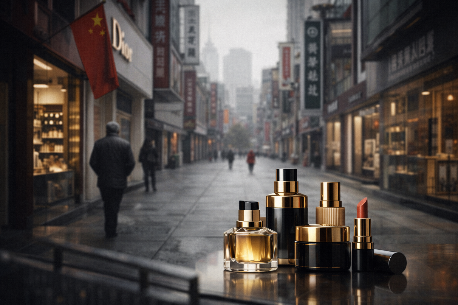 중국 화장품 시장 둔화 이미지