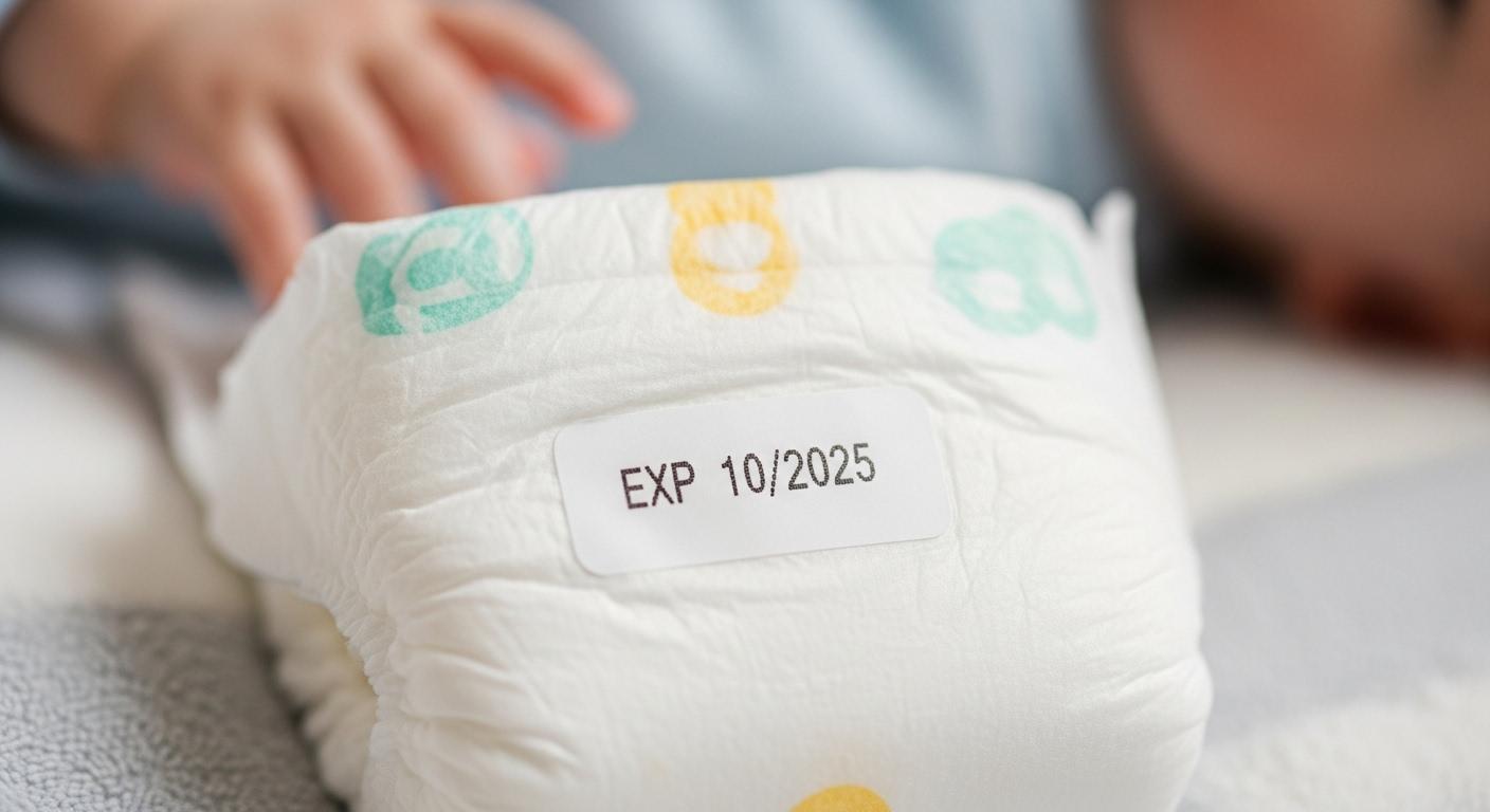 아기 기저귀 유통기한
