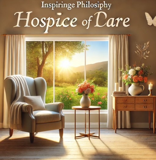 호스피스 철학의 따뜻하고 평화로운 본질을 담은 이미지