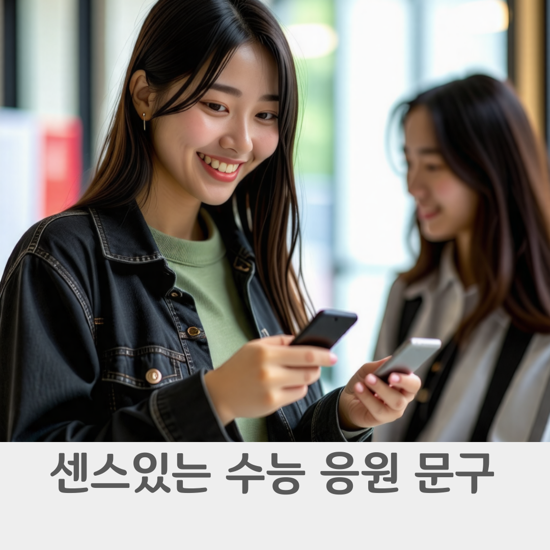 재미있고 센스 있는 수능 응원 문구