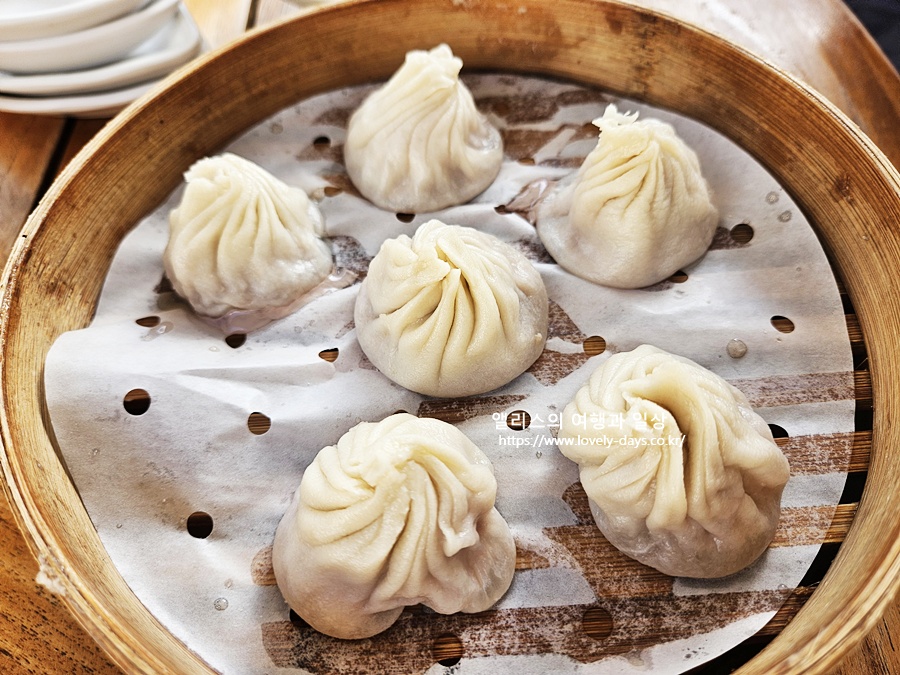 상해 판롱티앤디 맛집 수딤섬 내돈내산 메뉴 가격 후기 (QR 없이 주문하는 법)