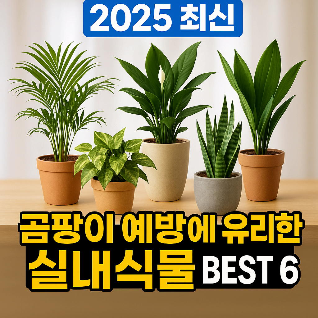 2025 최신 곰팡이 예방에 유리한 추천 실내식물