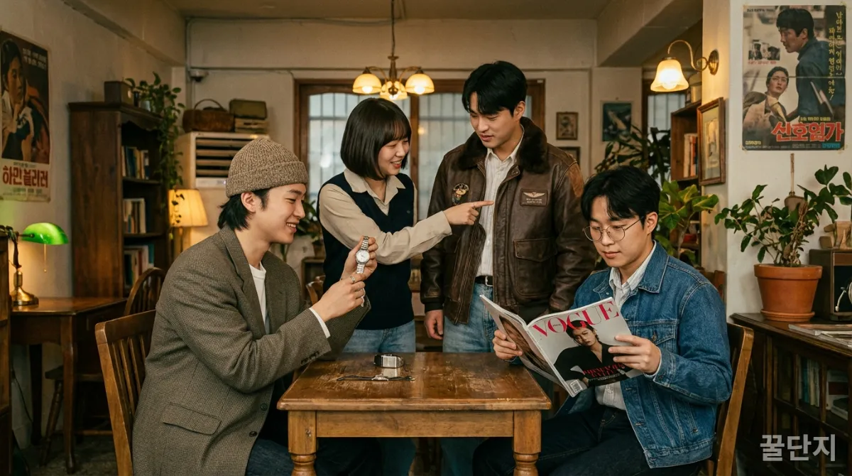 빈티지 카페에서 '근본이즘' 패션을 이야기하는 MZ세대