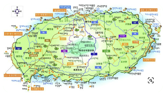 재주도 관광지도 고화질 다운로드, 제주도 여행 꿀팁!