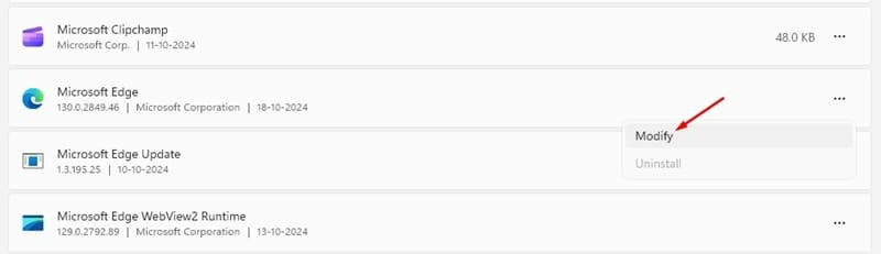 윈도우 앱 설정 변경 메뉴