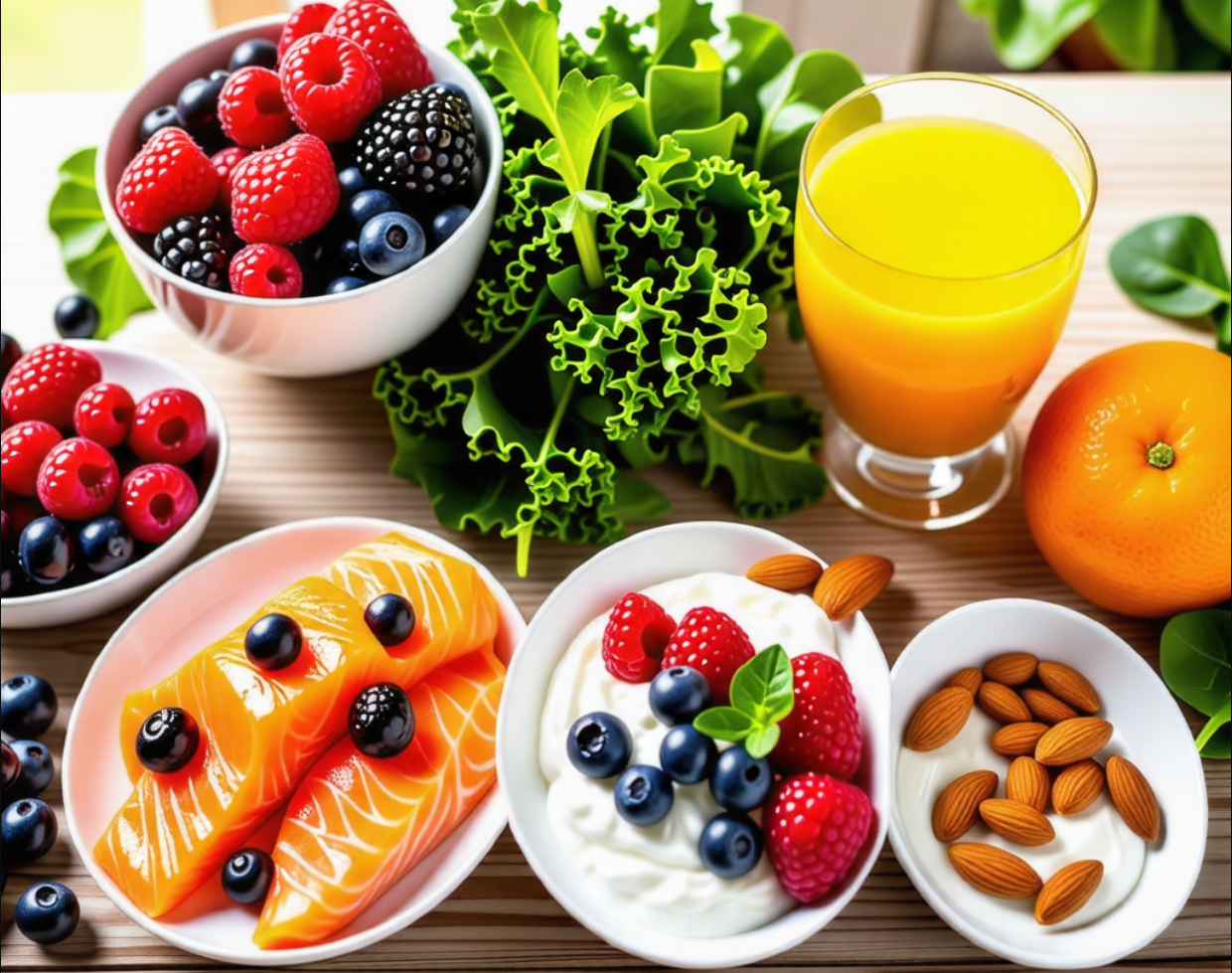 골다공증 예방식단 사진