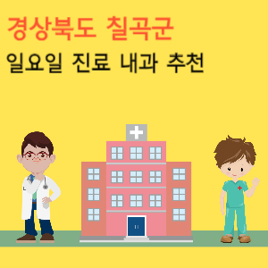 경상북도 칠곡군 일요일 진료 내과 추천
