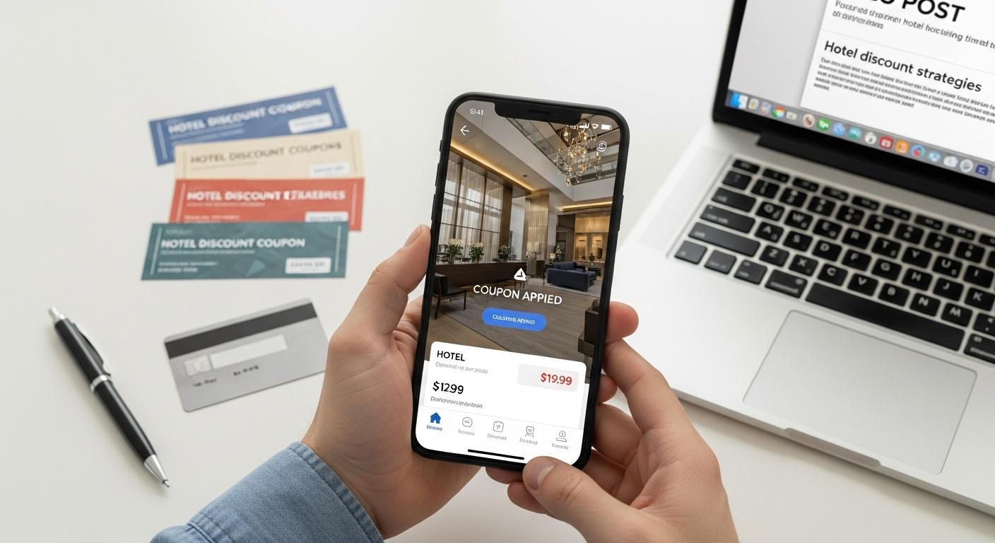 호텔 할인 쿠폰 받는 방법