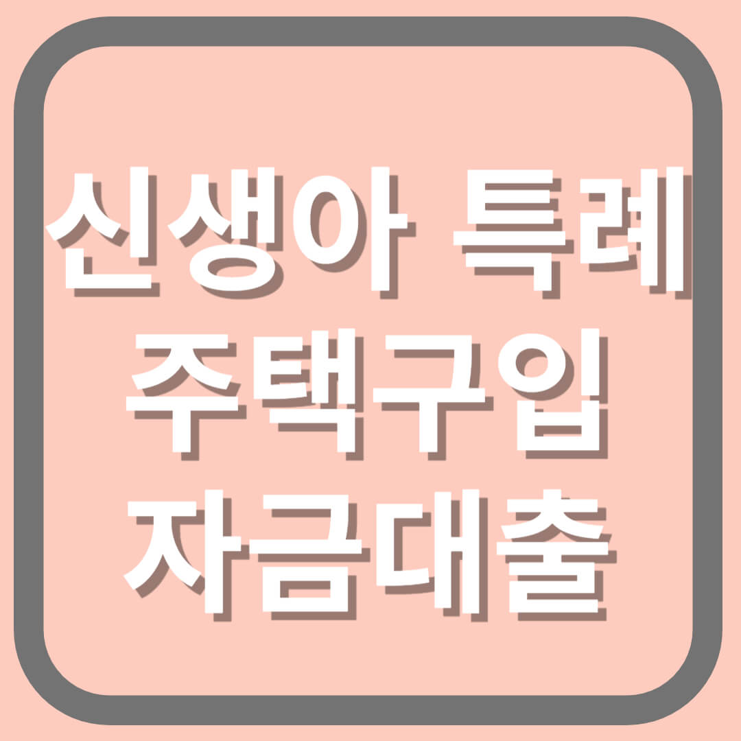 신생아특례대출