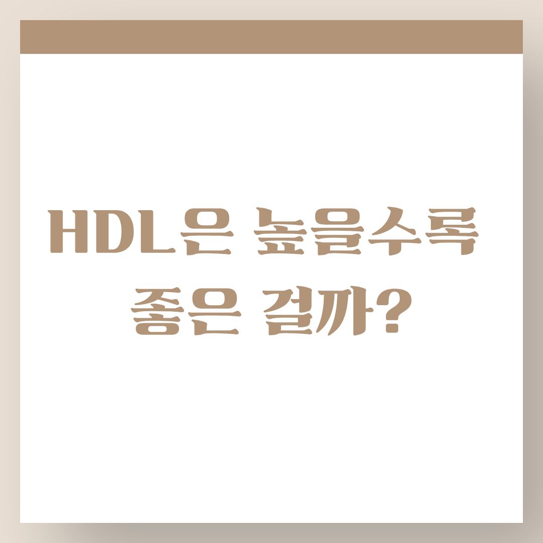콜레스테롤 200 넘었다면 꼭 보세요! LDL&middot;HDL 숫자에 진짜 답이 있습니다