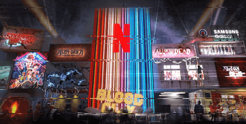 에버랜드 기묘한이야기 입구 이미지