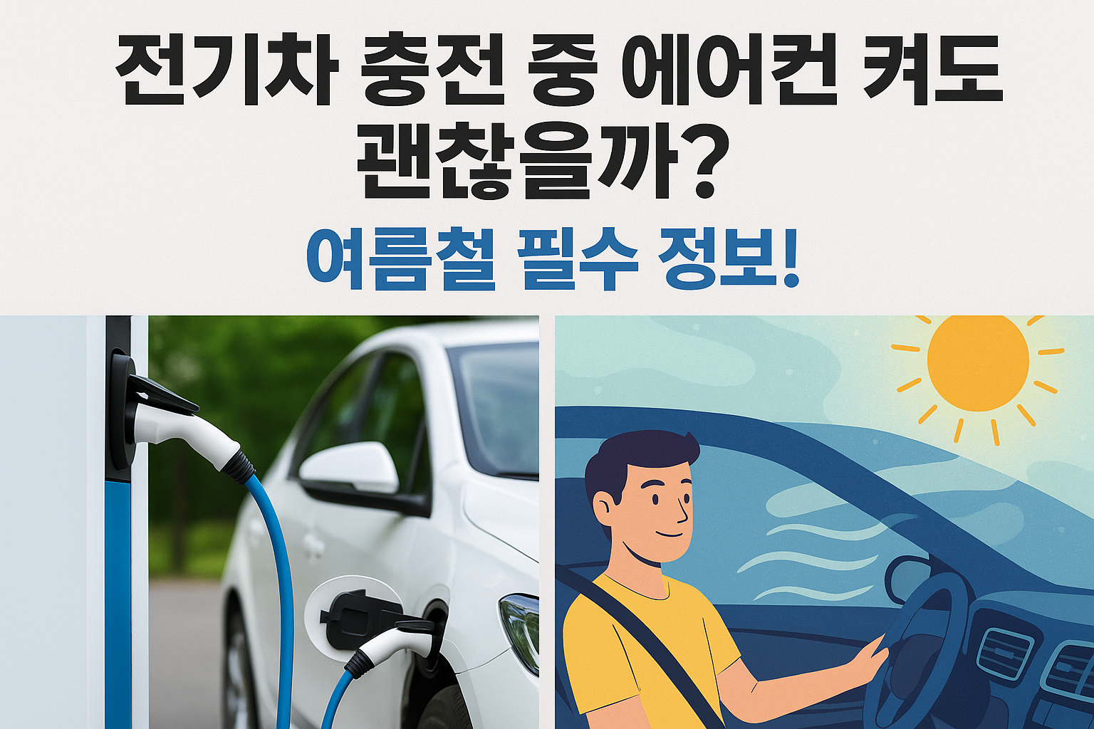 전기차 충전 중 에어컨 켜도 괜찮을까?