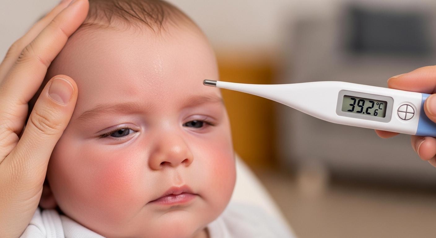 아기 열 39도 이상