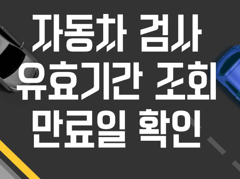 자동차 검사 과태료