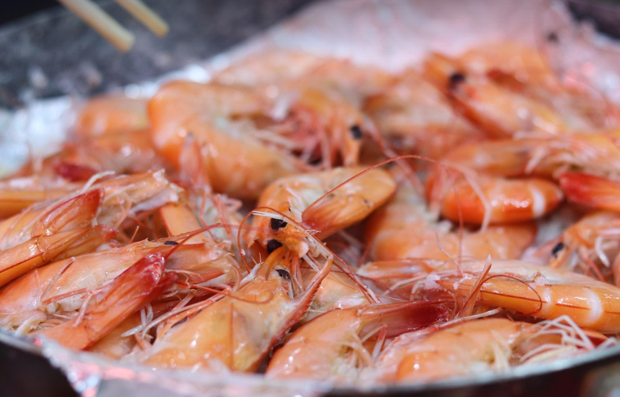 대하 소금구이의 모습