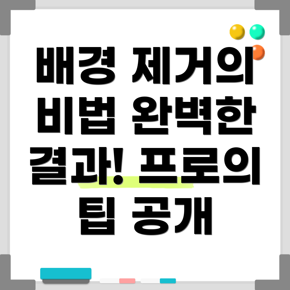 배경 제거