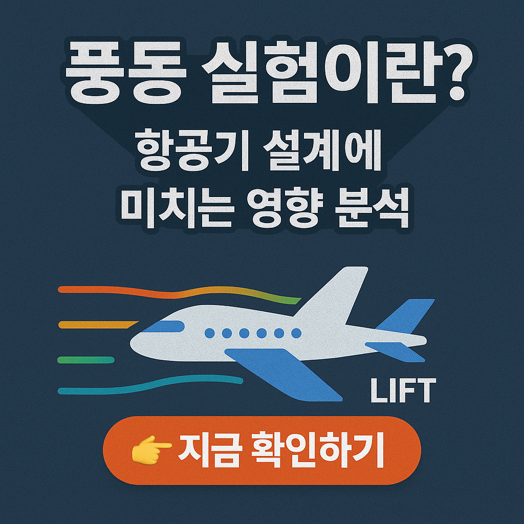 풍동 실험이란? 항공기 설계에 미치는 영향 분석