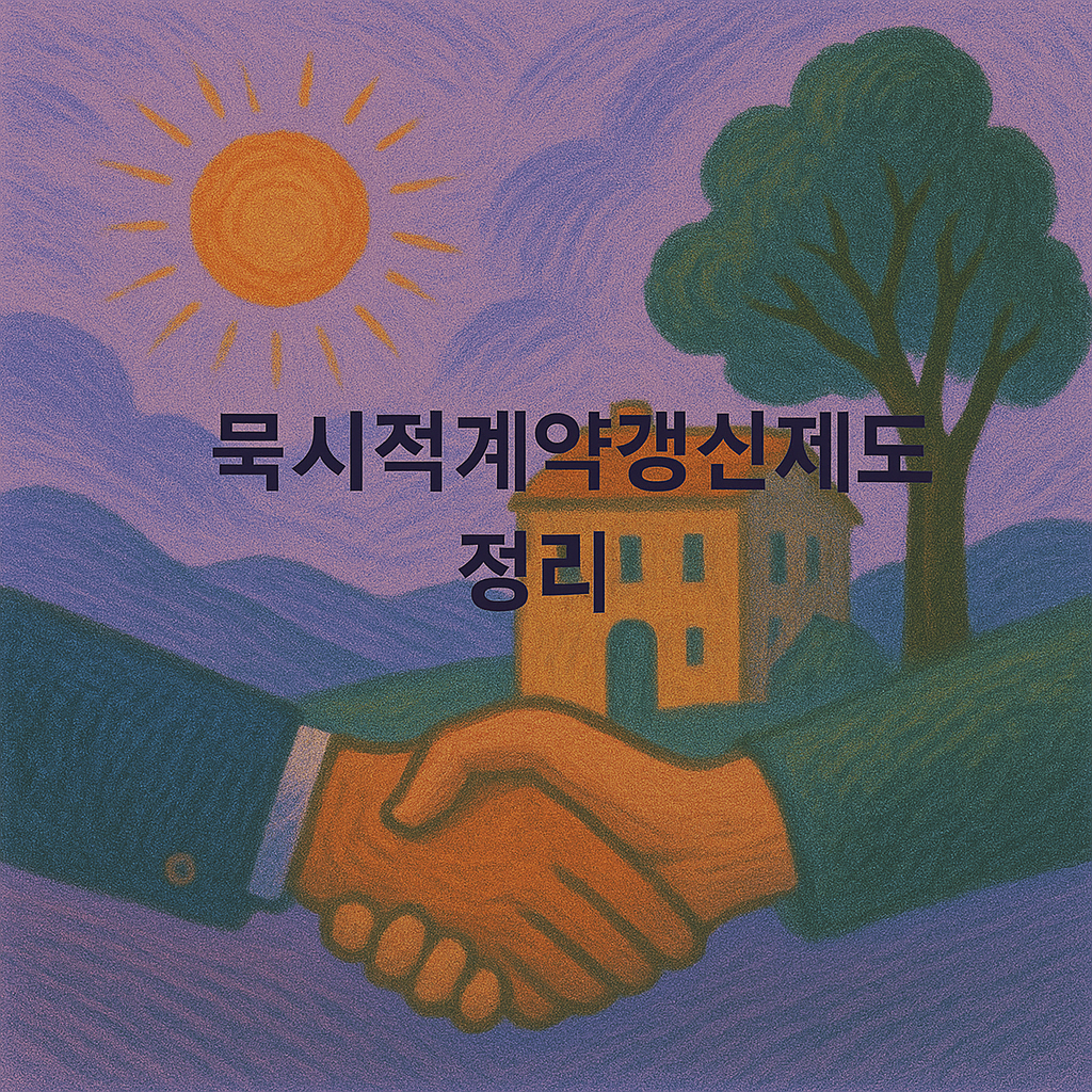 묵시적계약갱신제도 정리｜분쟁사례로 이해하기