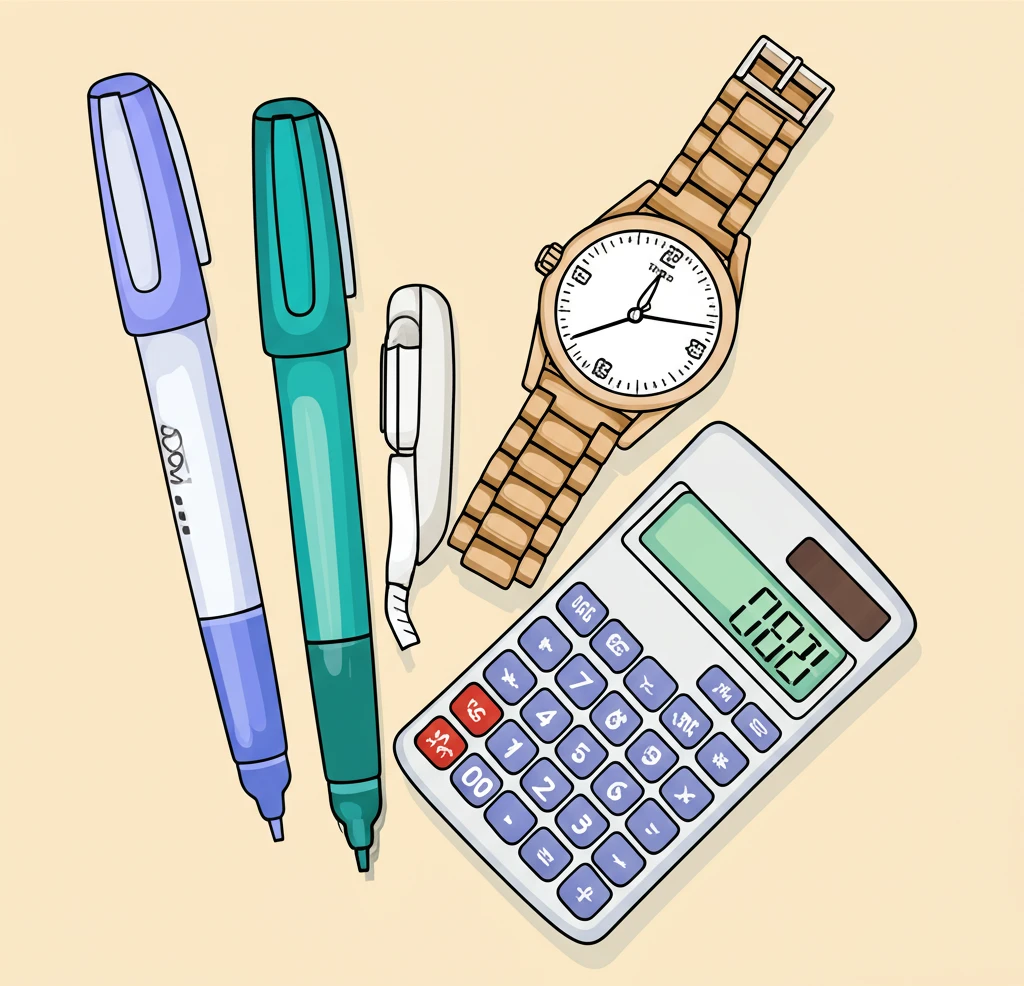 관세사 1차 시험 준비물 목록 및 신..