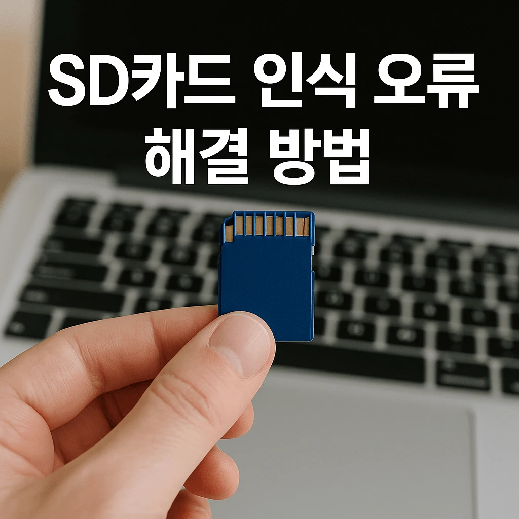 SD카드 인식 오류 해결 방법