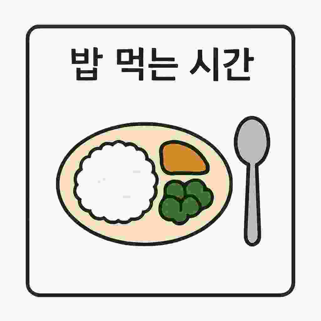 의사소통 보완대체 도구 활용 그림
출처:쳇지피티