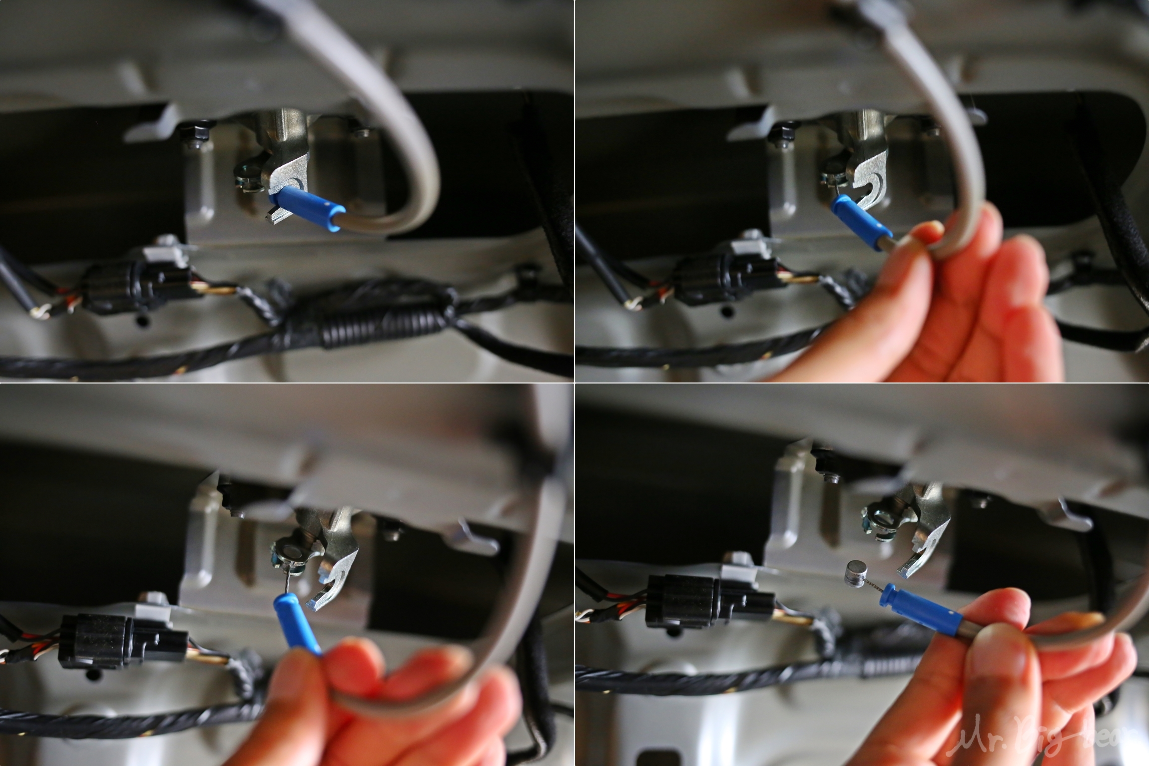 LF 쏘나타 트렁크 랫치 케이블 분리