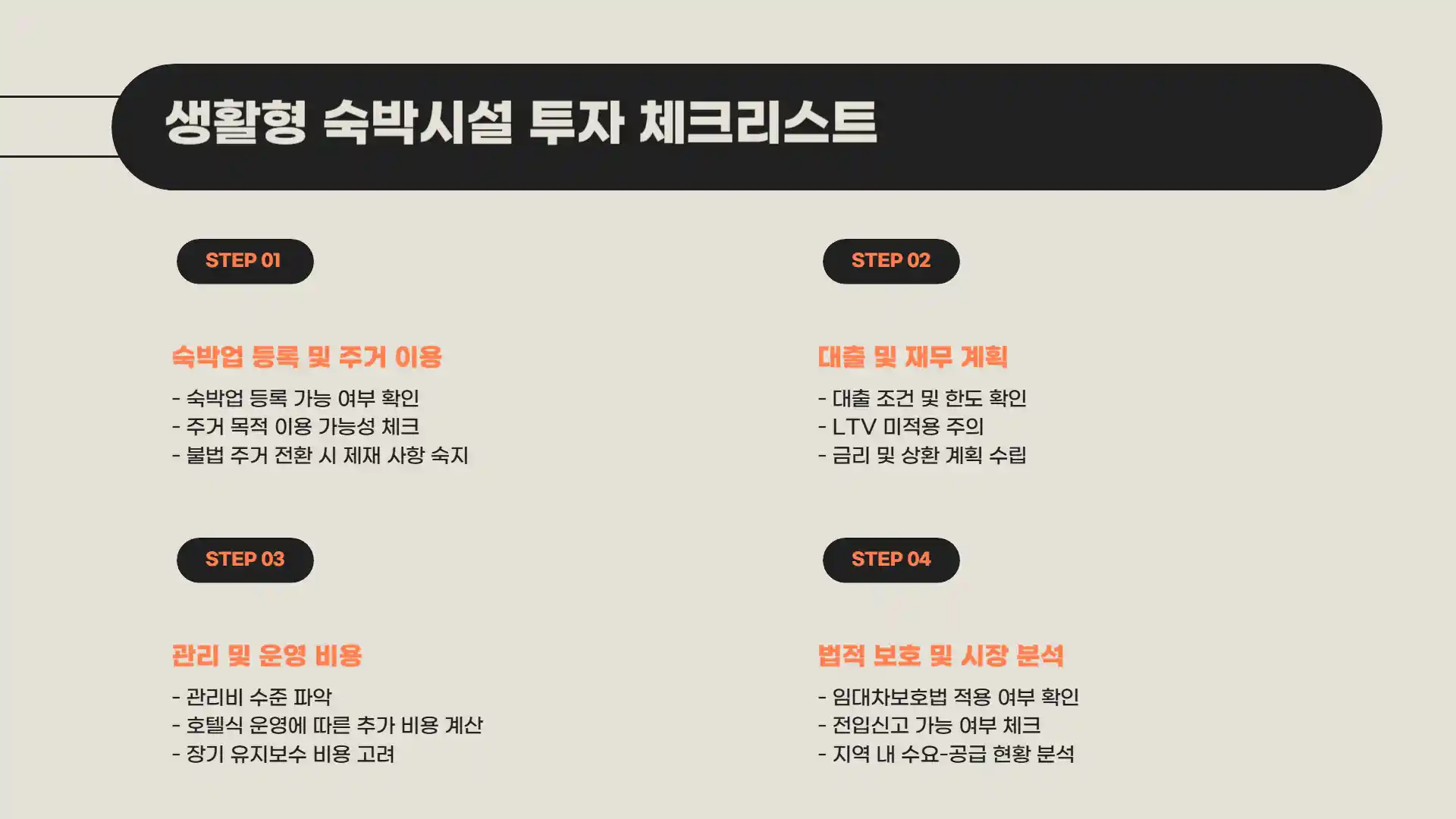 생활형 숙박시설이란