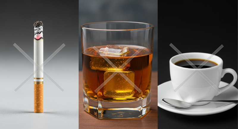 흡연/음주/카페인 줄이기